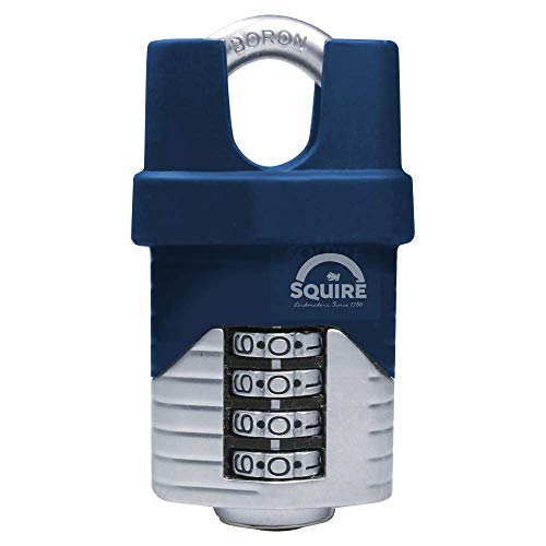 Henry Squire Vulcan 4 Ruote Chiuso Grillo Lucchetto Combinato, 40 Mm (Lunghezza)