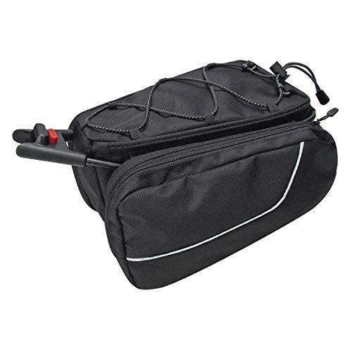 Klickfix Satteltasche Contour Sport, Sacca Sportiva Unisex Adulto, Schwarz, 27 X 18 X 30 Cm