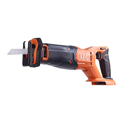 Aeg Bus18C2-0 Sega Diritta A Batteria 18V, Ergonomica, Batteria Non Inclusa, Attacco Lama Universale, Corsa Lama 28 Mm, Taglio Fino A 3.000 C/Min, Sca