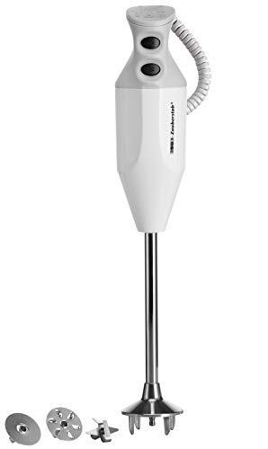 Esge-Zauberstab P 200 Profi, Frullatore A Immersione Bianco Con Accessori, Fino A 17.000 Giri/Min, 90860, Bianco/Grigio