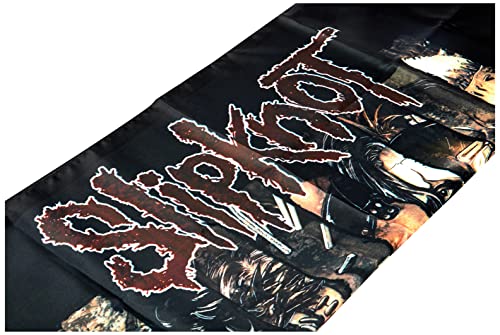 Heart Rock Bandiera Originale Slipknot Fractions, Tessuto, Multicolore, 110X75X0.1 Cm