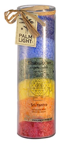 Palm Light Arc-En-Ciel - Cera Multicolore 7-Chakren Sri Yantra (. Di Circa 100 Ore Di Autonomia)