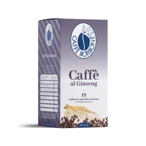 18 Cialde Caffe' Borbone Al Ginseng