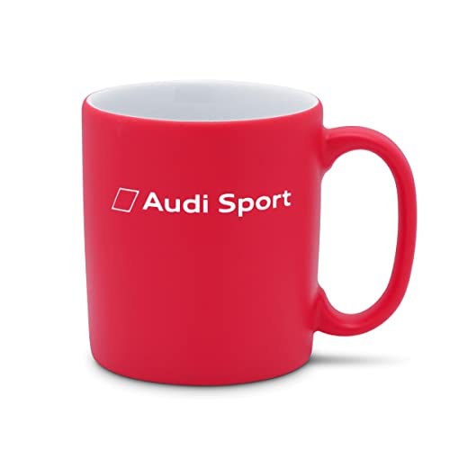 Audi Collection 3292200100 - Tazza Da Caffè In Porcellana, Colore: Rosso