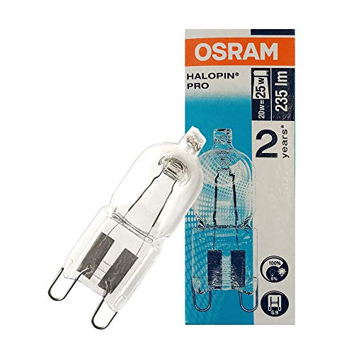 Osram 66720 - Lampadina Alogena G9, 20 Watt, 230 Volt