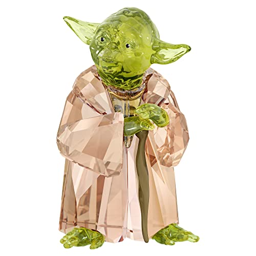 Swarovski Star Wars, Maestro Yoda, Oggetto Decorativo Con Personaggio In Cristalliswarovski, Multicolore