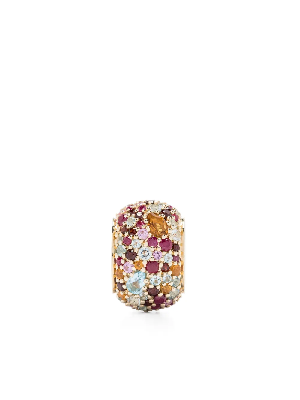 Adina Reyter 14kt yellow gold Crown multi-stone bead pendant - Oro