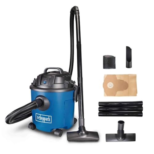 Scheppach Nts16 5907722901, Aspirapolvere A Secco E Umido, Blu/Nero