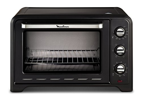 Moulinex Ox4648 Optimo Forno Elettrico Ventilato 33 Litri, Potenza 1600 W, Max 120°C, Forno Per Pizza, Carne, Pesce, Dolci, Fornetto Elettrico, 6 Moda