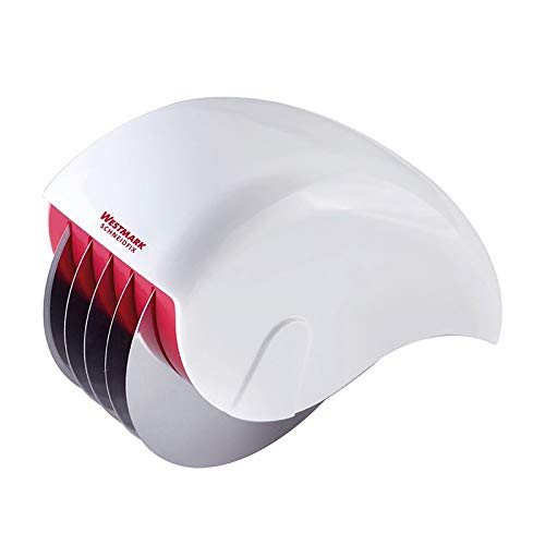 Westmark Affetta-Erbe, Con 5 Rotelle Affilate, Lunghezza: 15 Cm, Acciaio Inox/Plastica, Bianco/Rosso, 10682260