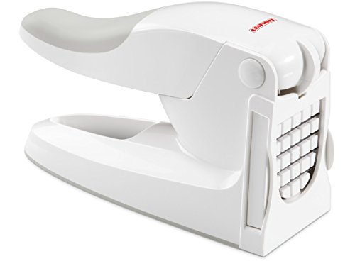 Leifheit Taglierina Per Patatine Fritte, Per Patate Con 2 Inserti A Lame, 10-12Mm, Taglia Verdure Con Impugnatura Soft-Touch