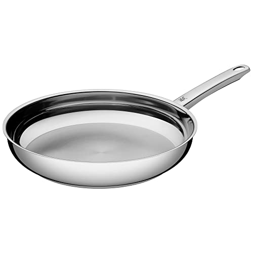 Wmf Padella Professionale In Acciaio Inox A Induzione, 20 Cm, Non Rivestita, In Acciaio Inox Cromargan, Resistente Al Forno, Argento