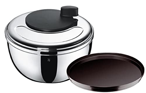 Wmf Gourmet Centrifuga Per Insalata, Acciaio Inossidabile, 25.4 X 25.4 X 15.8 Cm