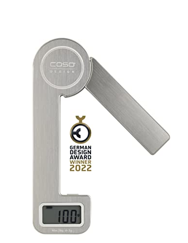 Caso Kitchenecostyle 3266 - Bilancia Da Cucina Digitale Con Energia Cinetica, Non Necessita Di Batterie, Fino A 5 Kg In Incrementi Di 1 G, Ultra Piatt