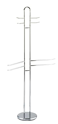 Wenko Piantana Portasalviette Palermo - 8 Bracci, Acciaio, 40 X 168 X 31 Cm, Cromo