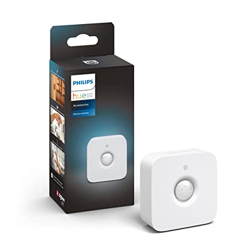 Philips Hue Sensore Di Movimento, Accensione E Spegnimento Automatico Luci Smart, Bianco