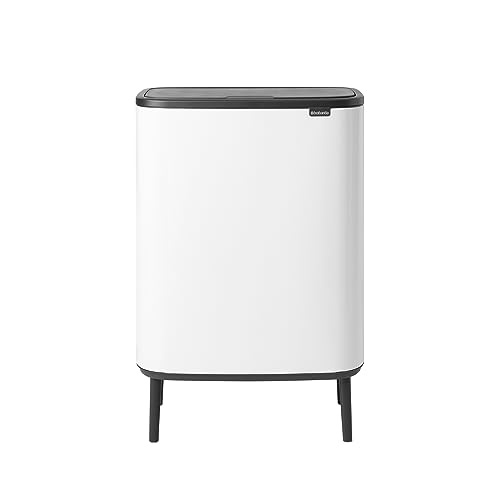 Brabantia Pattumiera, Bianco, 60 Litri