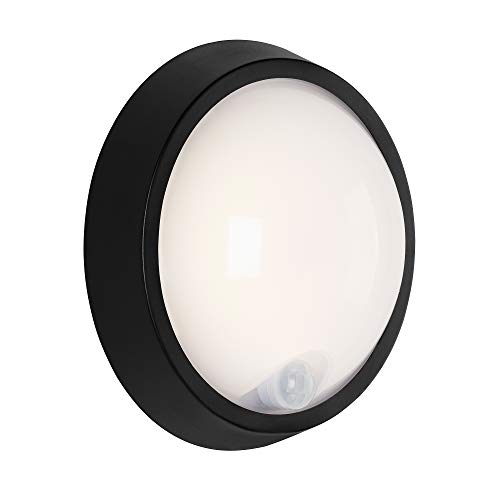 Briloner Leuchten - Luce Esterna A Led, Lampada Da Parete Da Esterni Incl. Sensore Di Movimento E Sensore Crepuscolare, 12 Watt, 1.150 Lumen, 4.000 Ke