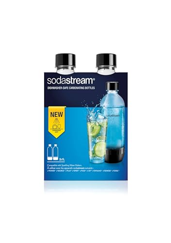 Sodastream Lavabile In Lavastoviglie Carbonator Bottle, 2 X 1 Litro