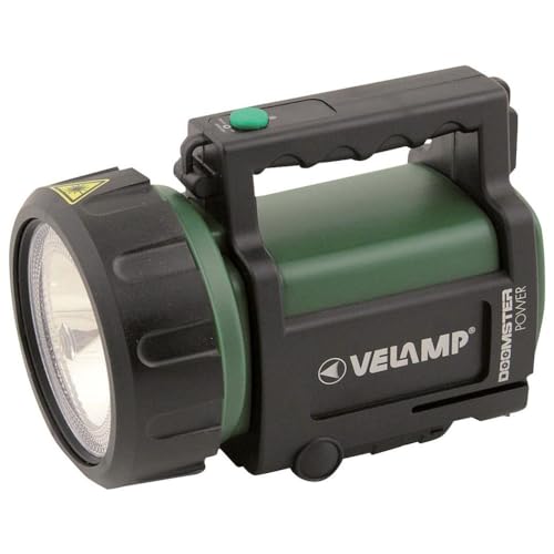 Velamp Ir666-5W Doomster Power Faro Ricaricabile Anti Blackout Led 5 W, Verde