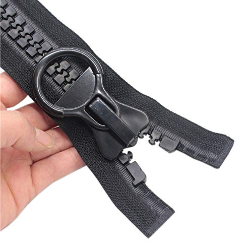 Yahoga 80 Cm #20 Separare Super Grandi Cerniere Lampo Plastica Chiusure Lampo Per Cappotto, Tenda (80 Cm)