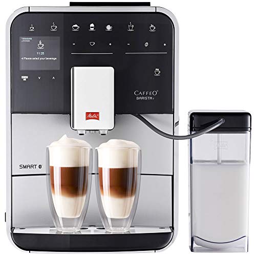 Melitta “Caffeo Barista T” - Macchina Da Caffè Macchina Da Caffè Automatica – Senza Contenitore Per Il Latte Argento, Senza Contenitore Per Il Latte.