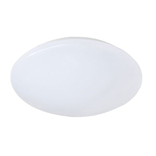 Reality R62601201 Plafoniera, Plastico, 18 W, 40X40X12 Cm, 12 W, Bianco