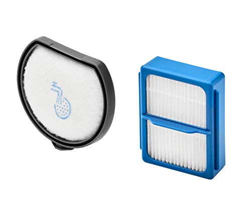 Aeg Askqx9 - Set Filtro Composto Da 1 Filtro Igienico E 1 Filtro Pre-Motore, Lavabile, Adatto Per Qx9-1-50Ib, Qx9-1-Alrg, Qx9-1-Anim, Colore: Nero