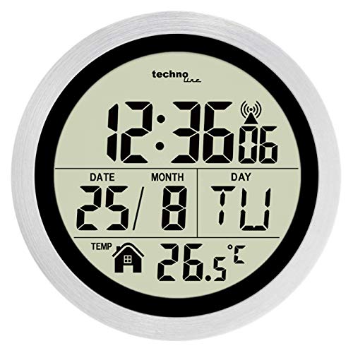 Techno Line Wt3005 Orologio Radio, Color Sabbia, 123 X 67 X 40Mm