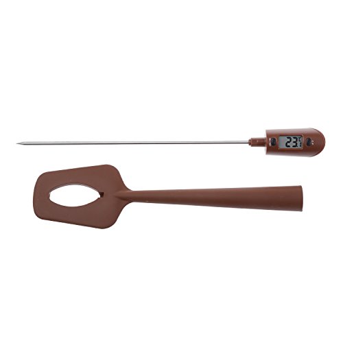 Silikomart Acc 087/F, Spatola In Silicone Con Termometro Choc