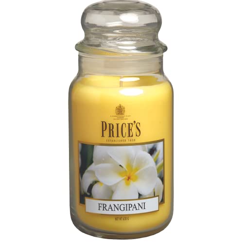 Price'S Candles - Candela In Giara Grande Frangipani - Durata Fino A 150 Ore Di Combustione