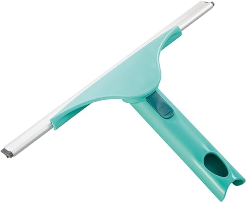 Leifheit 51425 Window Slider M, Gomma, Plastica (Polipropilene) E Alluminio, Blu, 28 Cm