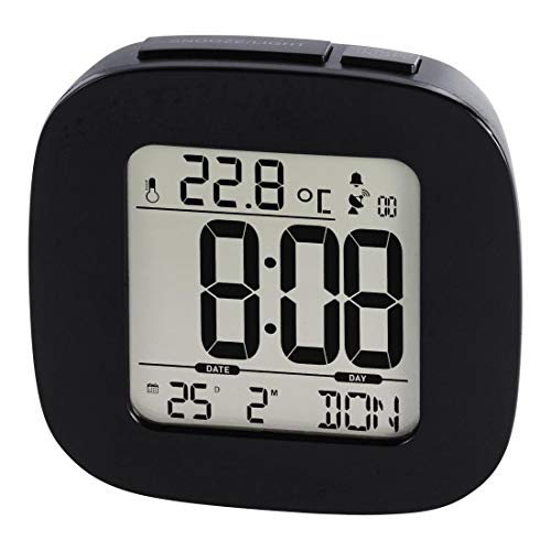 Hama Rc 45 Orologio Sveglia, Nero
