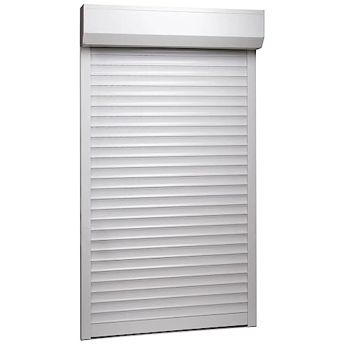 Vidaxl Tapparella Avvolgibile Serranda Veneziana Robusta Resistente Durevole Utile Pratica Comoda Solida Facile Da Usare In Alluminio 110X220Cm Bianco