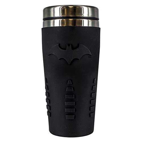 Batman Travel Mug, Acciaio Inossidabile, 9 X 9 X 18 Cm