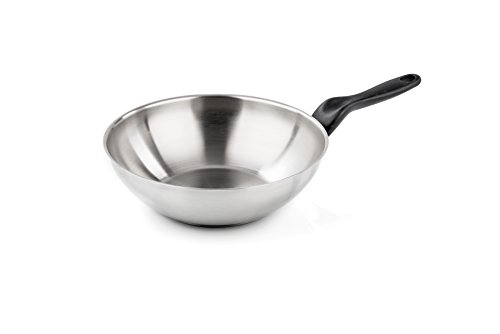 Barazzoni Le Inoxidabili Wok In Acciaio Inox, 18/10, 28 Cm