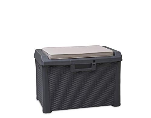 Toomax Bauli Santorini Plus Da Esterni In Plastica Riciclata (125L, Antracite)