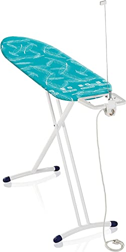 Leifheit 72564 Asse Da Stiro Plus Solid M Con Elettronica, Metallo, Tessuto, Blu