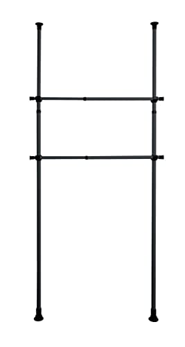 Wenko Asta Appendiabiti Herkules, Due Pezzi, Per Completare Il Sistema Telescopico Più Adatto, In Metallo, Per Cabine Armadio O Guardaroba, Incl. Supp