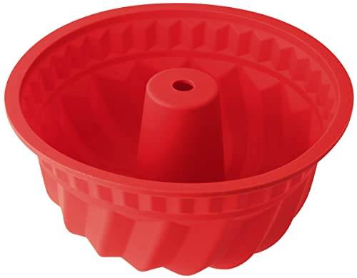 Dr Oetker Stampo Budino Ciambella Diametro Ø22X10Cm, In Silicone Platinico Lavabile In Lavastovigliecolore Rosso Temperatura Max Consigliata 230°C, Li