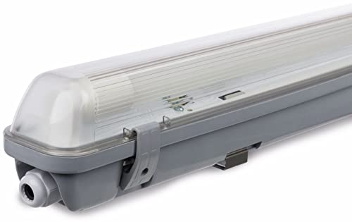 Mueller Della Luce 20800189 A +, Led Lampade, Ip65 Di Aqua Promo 1 X Tubo Led 18 W, 900 Lm, Plastica, 10 W, Grigio, 65.5 X 7.2 X 8.6 Cm