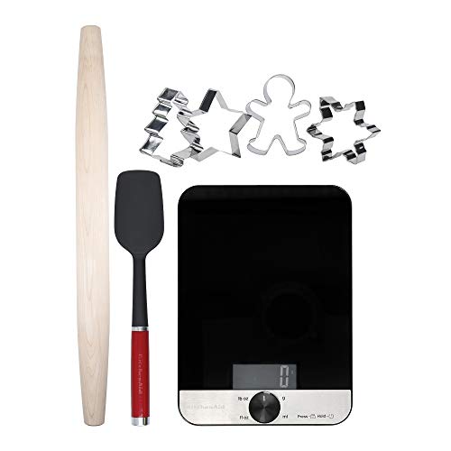 Kitchenaid Set Da Forno Legno Acciaio Inossidabile Silicone, Multicolore