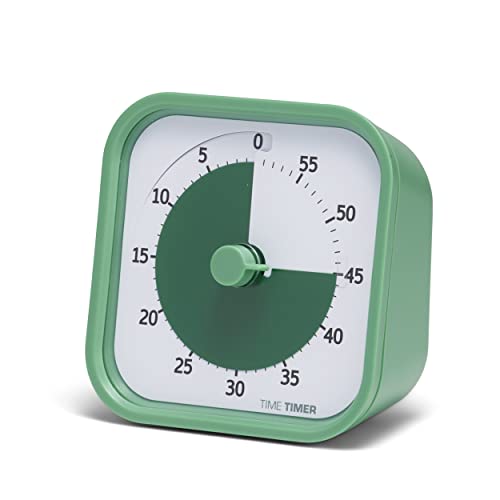 Time Timer Mod Timer Visivo 60 Minuti Forniture Scuola Strumento Di Studio Timer Per Ufficio Bambini Riunioni Con Funzionamento Silenzioso (Verde Felc