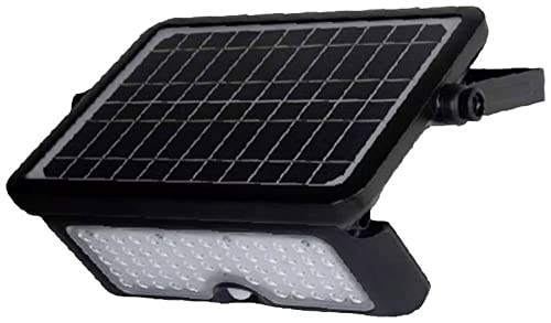 V-Tac Vt-787-10 10W Solare Ha Condotto Il Proiettore Con Il Sensore Nero Sottile Giorno Del Corpo Bianco 4000K
