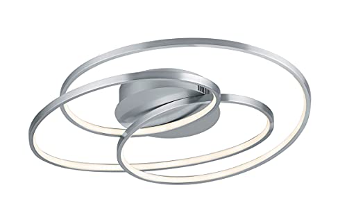 Trio Leuchten Gale Plafoniera, Nickel Satinato, 60Cm X 43 Cm