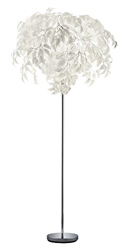 Reality R40463001 Leavy Lampada A Stelo, 70X70X180 Cm, Bianco