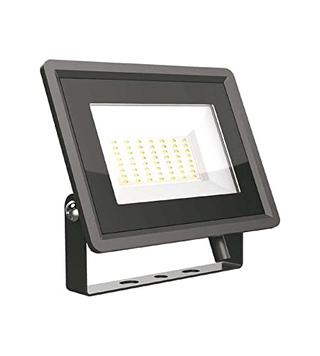 V-Tac Vt-4954 Faro Led Smd Proiettore 50W F-Series Colore Nero 4000K Ip65