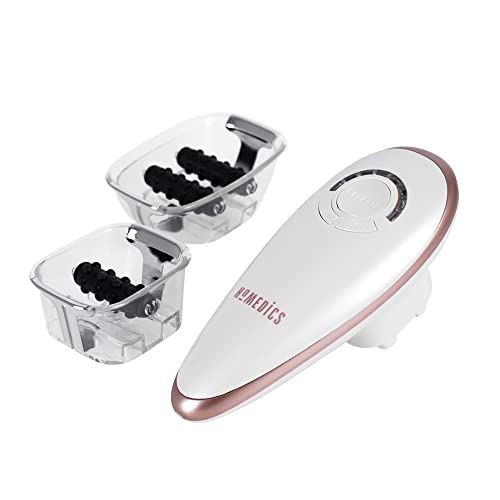 Homedics Smoothee, Massaggiatore Anticellulite Ad Aspirazione, Ricaricabile, Bianco, 25 X 3 X 12 Cm