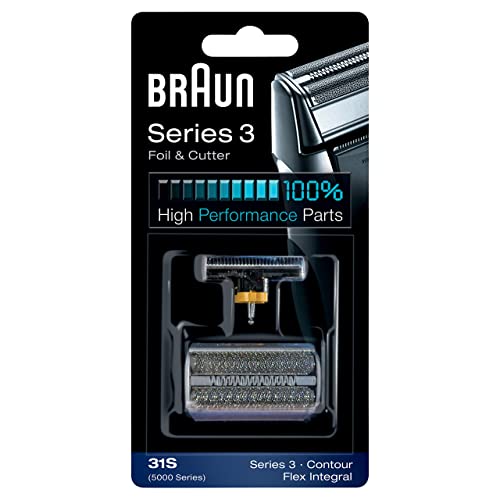 Braun Series 3, Rasoio Elettrico Barba Testina Di Ricambio, Compatibile Con I Rasoi Series 3, Rasatura Profonda E Pulita, Lame Flessibili, Uso A Secco