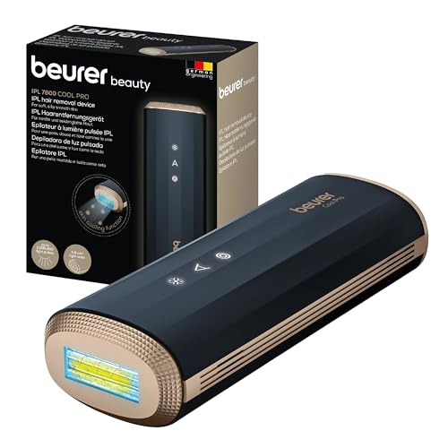 Beurer Ipl 7800 Cool Pro Dispositivo Di Epilazione Aluce Pulsata Con Effetto Raffreddante Per Un'Applicazione Piacevole E Fresca Sulla Pelle